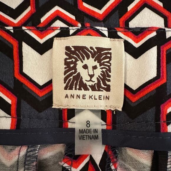 Anne Klein Geometric Print Pants/Trousers - Picture 2 of 7